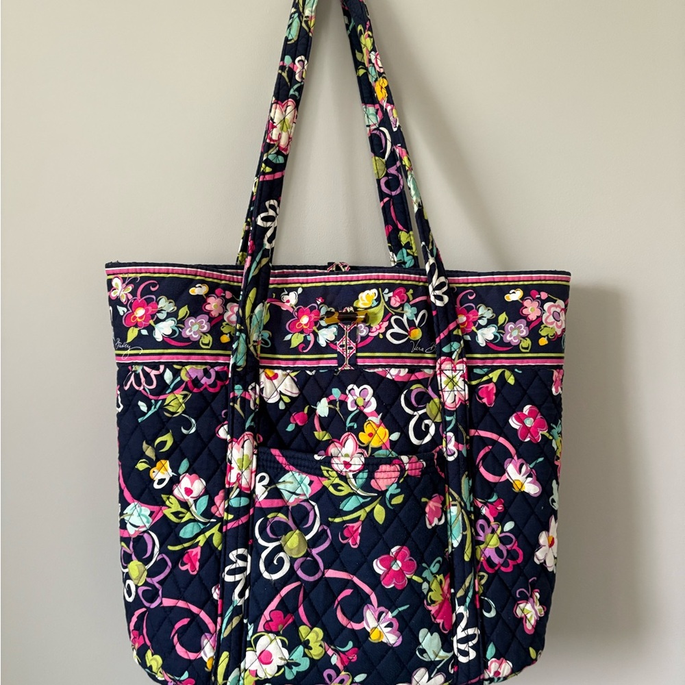 Vera Bradley Floral Quilted Tote Bag